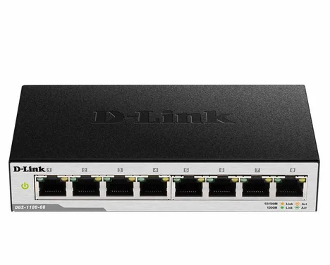 سوییچ (D_LINK ) غیر POE مدل DGS-1100-08